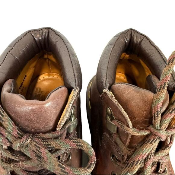 Dr Martens Vintage Y2K Ankle Boots Lace Up Made in England Brown Sz 6 8081 - Picture 8 of 11